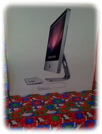 An iMac Christmas gift for my mom, sister, and nieces