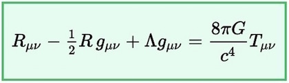 The Einstein field equations