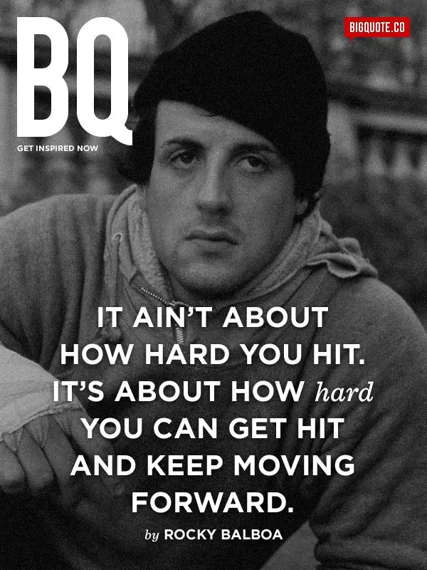 It’s about how hard you can get hit and keep moving forward