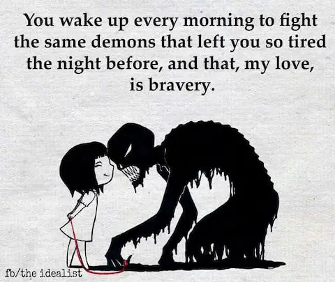 Wake up and fight the demons