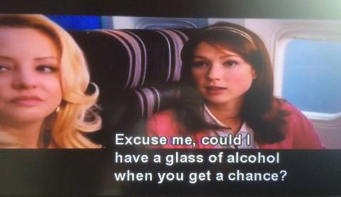 Bridesmaids - Can I have a glass of alcohol?