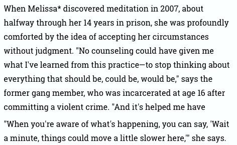 Why meditation is becoming popular in prisons