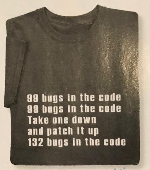 99 bugs in the code (t-shirt)