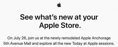 The Apple Store in Anchorage, Alaska has reopened