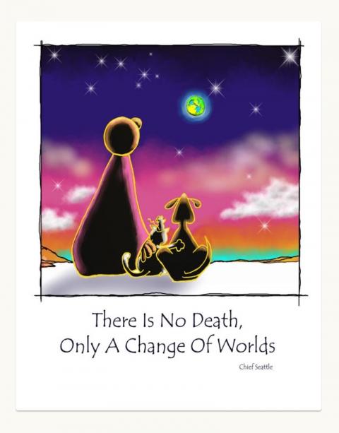 There is no death, only a change of worlds -- Chief Seattle
