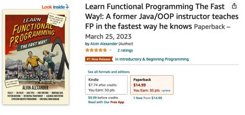 Learn Functional Programming The Fast Way!, a Number 1 New Release