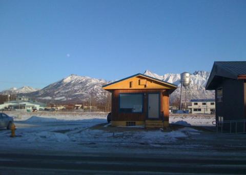 Little office building in Palmer, Alaska