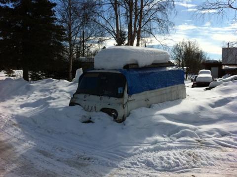 The white van, Talkeetna, Alaska
