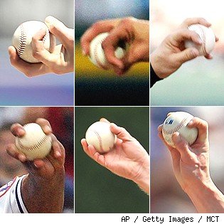 Miscellaneous changeup grips