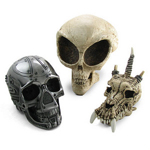 Geek gifts ideas 2010 - Desktop Fantasy Skulls