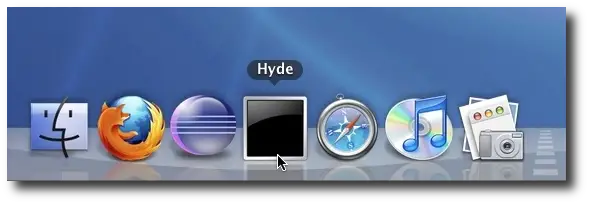 Hide your Desktop and Desktop Icons with Hyde