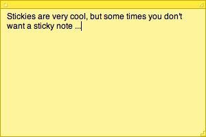 mac sticky notes desktop