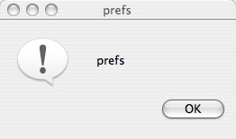 The 'preferences' window for my application.