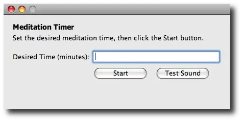 The Java Mac OS X Meditation application