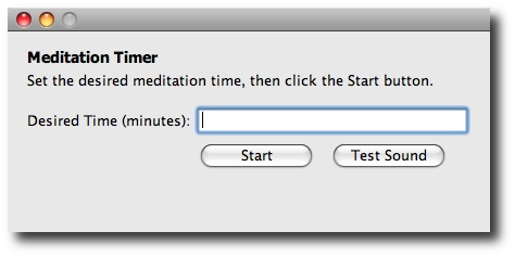 The Java Mac OS X Meditation application