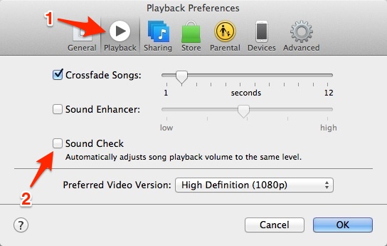 beatunes itunes sound check doesnt work