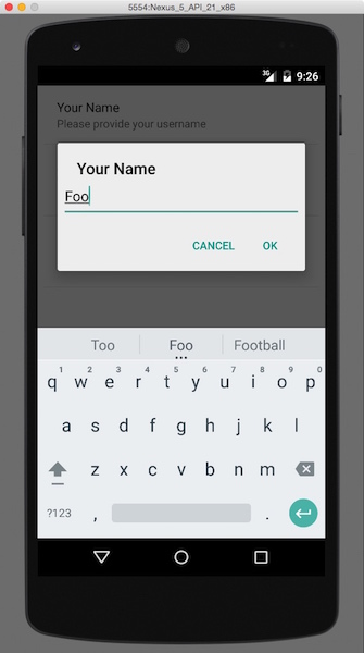 Android Preferences text field