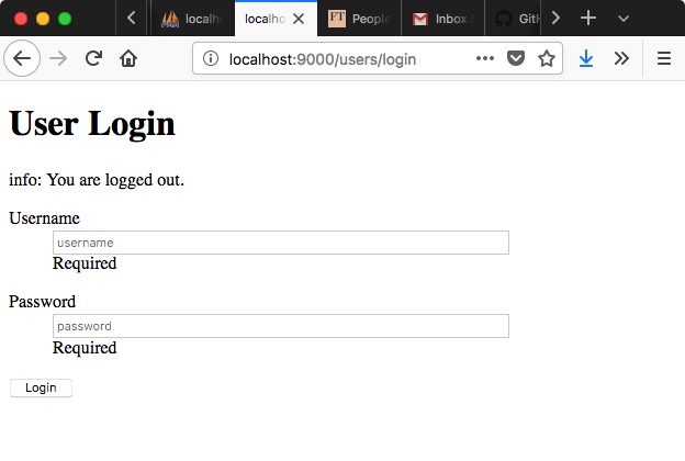 Play Framework authentication: Logout page
