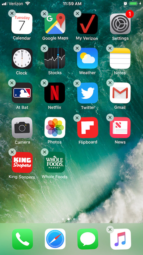 How To Delete uninstall IPhone Apps iOS 11 And Newer Alvinalexander