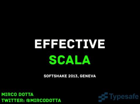 Effective Scala slides