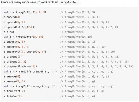 Hello, Scala: Examples of the Scala ArrayBuffer