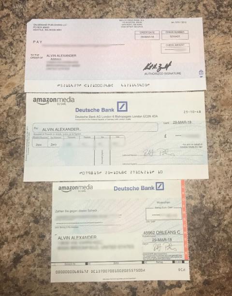 Royalty checks in multiple currencies