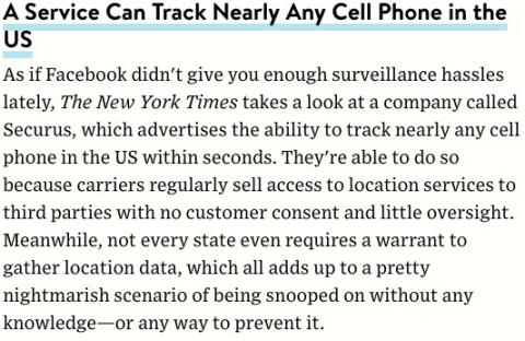 A company claims to be able to track any cell phone in the U.S.
