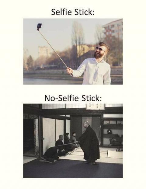 Zen selfie stick