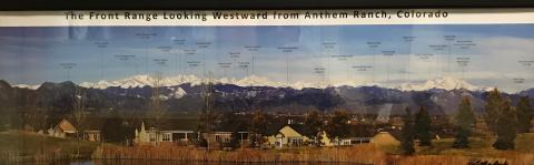 Altitudes of the Colorado front range mountains
