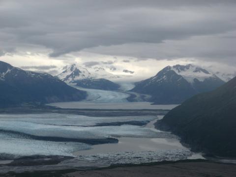 A glacier near Anchorage, Alaska