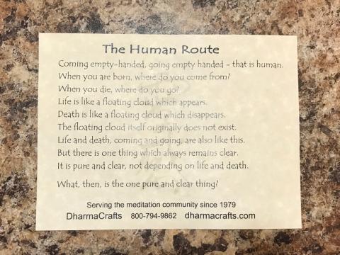 The Human Route