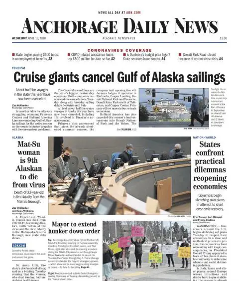 Anchorage, Alaska: Cruise ships canceled