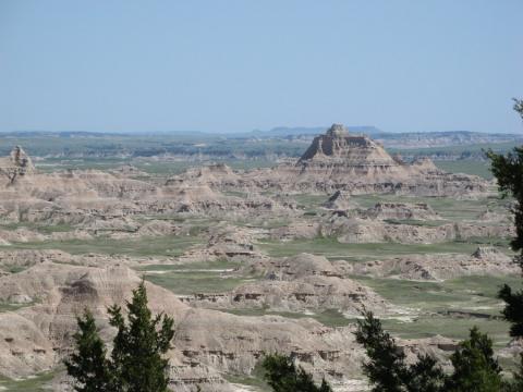 The Badlands in South Dakota