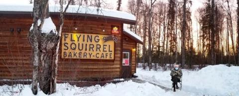 The Flying Squirrel Bakery Cafe, and Bernie