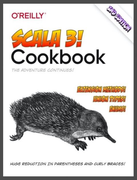 Scala 3 Cookbook, alternate cover design