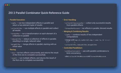 Free ZIO 2 training: Fibers and parallel/concurrent combinator functions