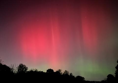 Northern Lights, Louisville, Kentucky, October, 2024