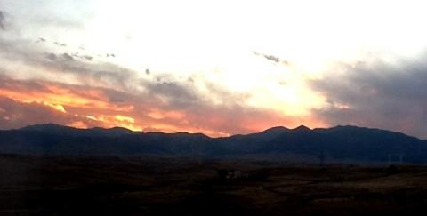 And to all a good night (a Rocky Mountain sunset)