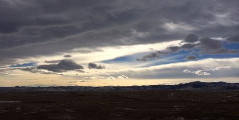 Big sky over Boulder, Colorado