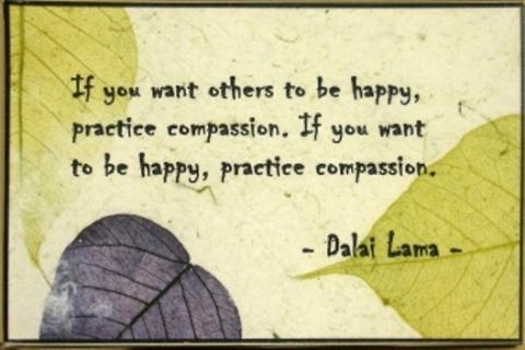 Dalai Lama quote: If you want others to be happy, practice compassion