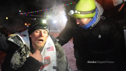 Video documentary about the wild finish to the 2014 Iditarod