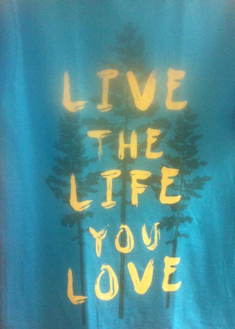 Live the life you love shirt