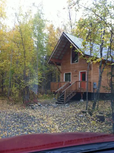 The cabin I lived in, in Talkeetna, Alaska.