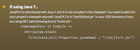 Using JavaFX with Scala (classpath)