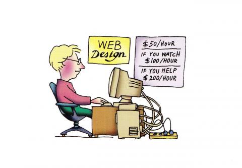 Web design: If you watch, if you help