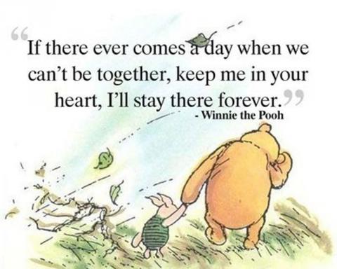 Winnie the Pooh on death (or separation)