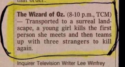 A short review of the Wizard of Oz