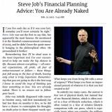 Steve Jobs - remembering that i will be dead soon