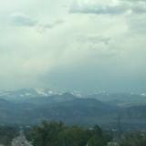 Snow in the Rocky Mountains, July 2, 2016