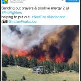 Fire in Nederland, Colorado - July 9, 2016